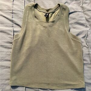90 Degree By Reflex Sage Green Tank Top crop top